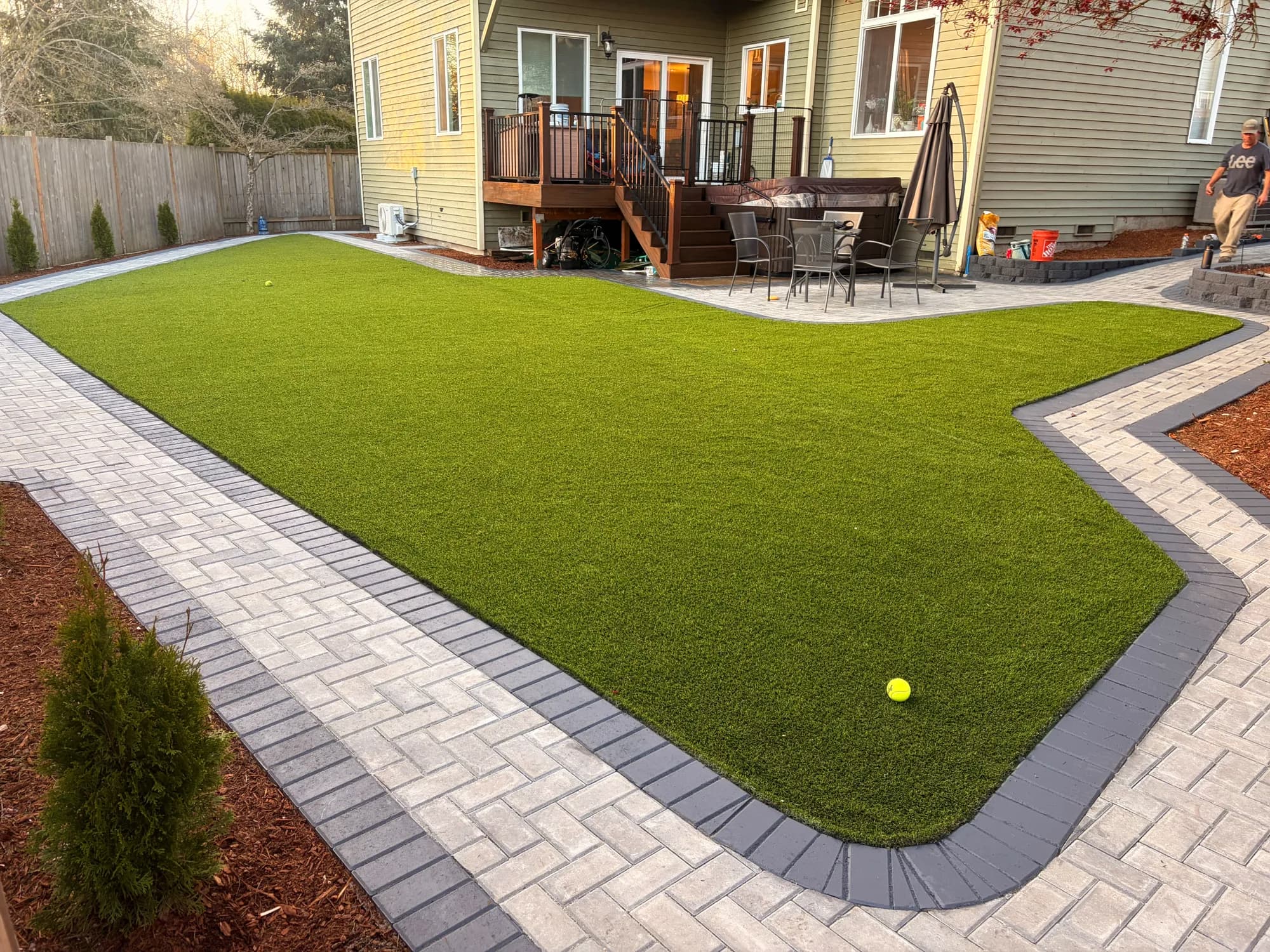 Turf installation